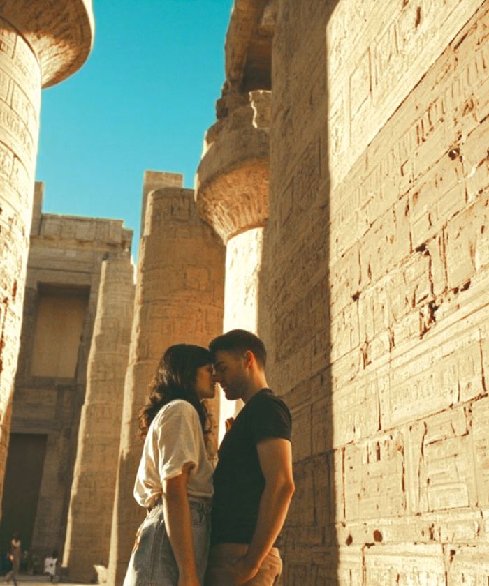 Couples in Luxor Temple